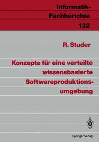Produktbild: Konzepte f&uuml;r eine verteilte wissensbasierte Softwareproduktionsumgebung