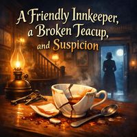 Produktbild: A Friendly Innkeeper, a Broken Teacup, and Suspicion