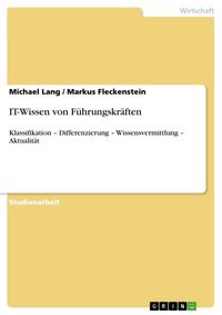 Produktbild: IT-Wissen von F&uuml;hrungskr&auml;ften