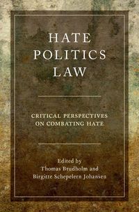 Produktbild: Hate, Politics, Law