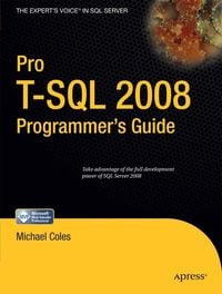 Produktbild: Pro T-SQL 2008 Programmer's Guide