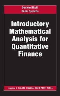 Produktbild: Introductory Mathematical Analysis for Quantitative Finance