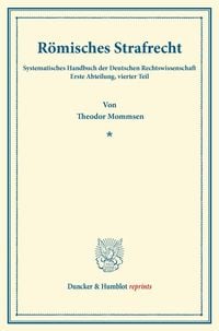 Produktbild: R&ouml;misches Strafrecht.
