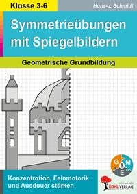 Produktbild: Symmetrie&uuml;bungen mit Spiegelbildern / Geometrische Grundbildung