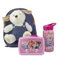 Bild vom Artikel Plüschrucksack Danny Dog Girl mit Brotdose und Trinkflasche vom Autor 