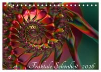 Produktbild: Fraktale Sch&ouml;nheit 2026 (Tischkalender 2026 DIN A5 quer), CALVENDO Monatskalender