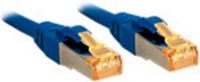 Produktbild: LINDY 47276 RJ45 Netzwerkkabel, Patchkabel CAT 6 S/FTP 0.50 m Blau 1 St.