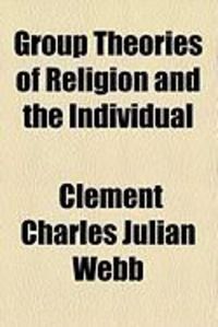 Produktbild: Group Theories of Religion and the Individual