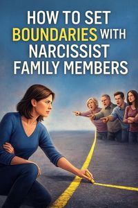 Produktbild: How to set boundaries with narcissist family members
