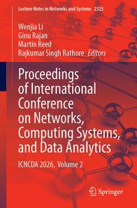 Produktbild: Proceedings of International Conference on Networks, Computing Systems, and Data Analytics