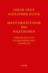 Werkausgabe Bd. 8 / Maßverhältnisse des Politischen