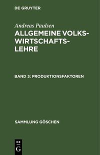 Produktbild: Produktionsfaktoren