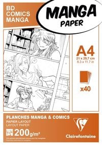 Bild vom Artikel Papier für Manga, Packung/Etui mit 40 Blatt A4 200g vom Autor 