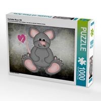 Produktbild: CALVENDO Puzzle Verliebte Maus CB | 1000 Teile Lege-Gr&ouml;&szlig;e 64x48cm Foto-Puzzle f&uuml;r gl&uuml;ckliche Stunden