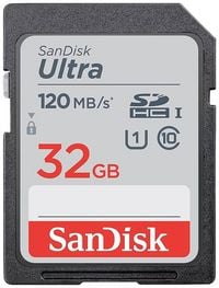 Produktbild: Sandisk SDHC-Card 32GB Ultra SDSDUN4-032G-GN6IN