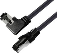 Produktbild: BKL Electronic 144032 RJ45 Patchkabel CAT 8.1 S/FTP 3m Schwarz Halogenfrei 1St.