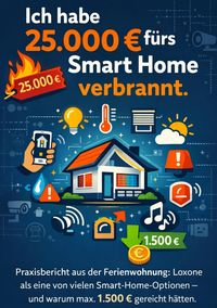 Produktbild: Ich habe 25.000 EUR f&uuml;rs Smart Home verbrannt.