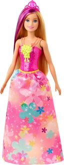 Mattel - Barbie Dreamtopia Prinzessin Puppe blond- und lilafarbenes Haar, Anzieh