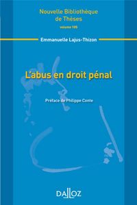 Produktbild: Abus En Droit Penal Volume 105