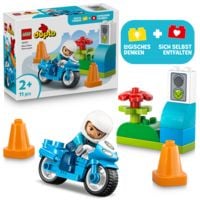 Produktbild: LEGO DUPLO Town 10471 Blaues Polizeimotorrad, Lernspielzeug Kleinkinder