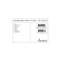 Produktbild: Nonet in F minor