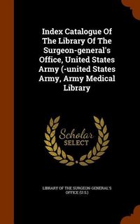 Produktbild: Index Catalogue Of The Lib Of