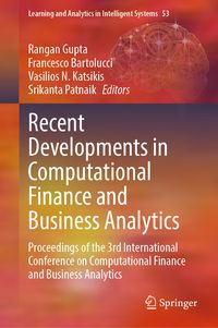 Produktbild: Recent Developments in Computational Finance and Business Analytics