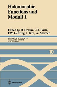 Produktbild: Holomorphic Functions and Moduli I