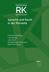 Produktbild: Sprache und Recht in der Romania