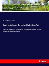 Produktbild: Commentaries on the Indian Limitations Act
