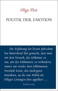 Produktbild: Politik der Emotion