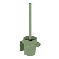 Produktbild: Turbo-Loc&reg; WC-Garnitur Mod. Lizan Gr&uuml;n, mit Silikon-B&uuml;rstenkopf, Befestigen ohne Bohren