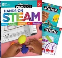 Produktbild: 180 Days(r) Steam, Science, & Math Grade 2: 3-Book Set