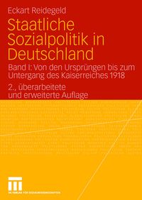 Produktbild: Staatliche Sozialpolitik in Deutschland