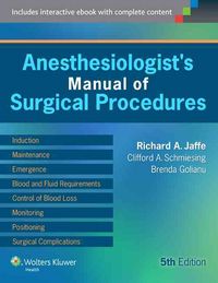 Produktbild: Anesthesiologist's Manual of Surgical Procedures