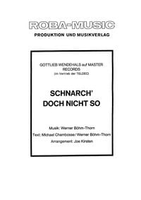Produktbild: Scharch' doch nicht so