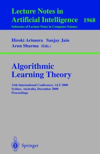 Produktbild: Algorithmic Learning Theory