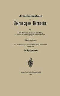 Produktbild: Arzneitaschenbuch zur Pharmacopoea Germanica