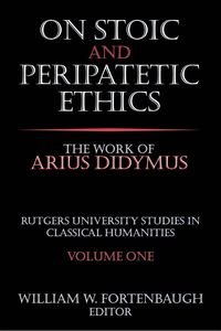 Produktbild: On Stoic and Peripatetic Ethics