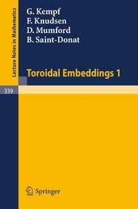 Produktbild: Toroidal Embeddings 1