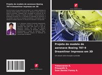 Produktbild: Projeto do modelo de aeronave Boeing 787-9 Dreamliner impresso em 3D