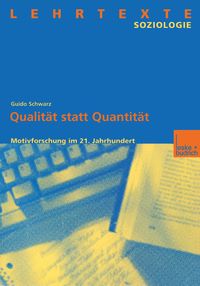 Produktbild: Qualit&auml;t statt Quantit&auml;t