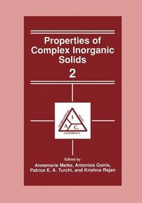 Produktbild: Properties of Complex Inorganic Solids 2