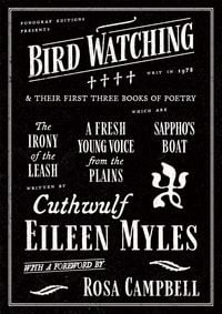Produktbild: Bird Watching and Their First Three Books of Poetry