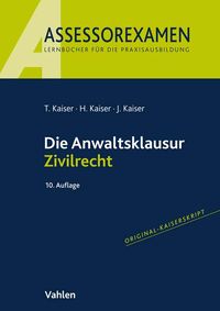 Produktbild: Assessorexamen / Die Anwaltsklausur Zivilrecht