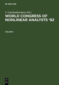 Produktbild: World Congress of Nonlinear Analysts '92