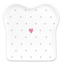 Produktbild: Toastteller Herz (Punkte)
