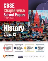 Produktbild: CBSE Chapterwise Solved Papers 2023-2011 History Class 12th