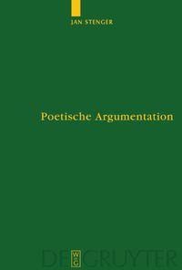 Produktbild: Poetische Argumentation