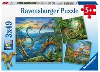 Produktbild: Puzzle Ravensburger Faszination Dinosaurier 3 X 49 Teile